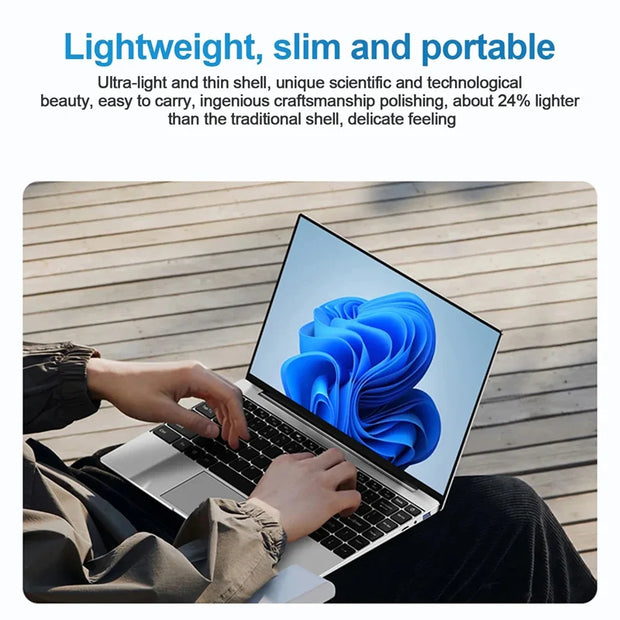 2025 Ultra Slim i7 Laptop Computer PC 14.1" intel Core i7-7500U Laptops 12GB RAM 1TB 2TB SSD Portable Laptop Notebook Windows 11