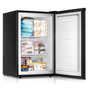 SIMZLIFE Upright freezer 3.0Cubic Feet Single Door Compact Mini Freezer with Reversible Door Small freezer for Home Dorms Office