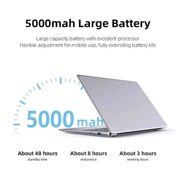 2025 Ultra Slim i7 Laptop Computer PC 14.1" intel Core i7-7500U Laptops 12GB RAM 1TB 2TB SSD Portable Laptop Notebook Windows 11