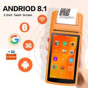 Android PDA NFC POS Receipt Bill Thermal Mobile Printer 58mm Wireless Handheld Terminal PDA Camera Mobile Devices