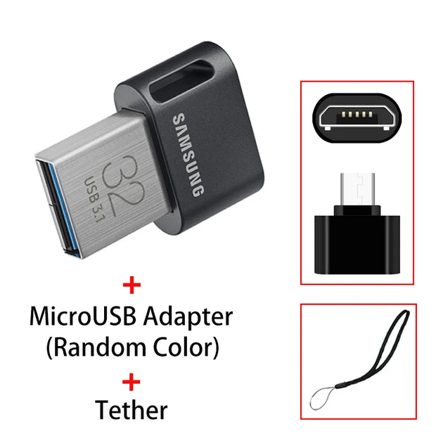 SAMSUNG Pendrive 128gb 64gb 512gb 256gb Mini USB Flash Drive up to 400M Pen Drive 3.1 USB Stick Disk on Key Memory for Phone PC