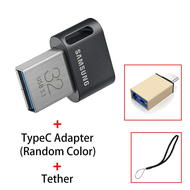 SAMSUNG Pendrive 128gb 64gb 512gb 256gb Mini USB Flash Drive up to 400M Pen Drive 3.1 USB Stick Disk on Key Memory for Phone PC