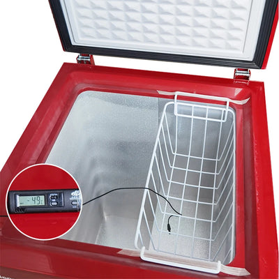 BD(C)-100 Commercial Large Capacity Ultra-low Temperature Freezer 100L Quick Freezer 200W Direct Cooling Freezer Household