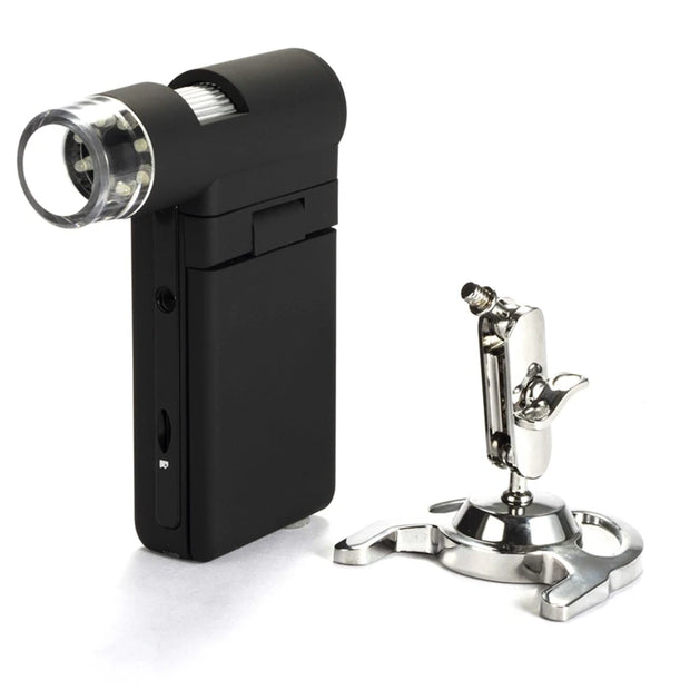 Original Portable Digital Mobile Microscope 20x-200X LCD Display Screen 5MP HD Foldable USB Li-Battery PC Camera Magnifier Tools