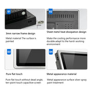 13.3 15.6 18.5 Inch industrial panel pc tablet computer all-in-one pc with capacitive touch screen wifi for win10 pro 1366x768