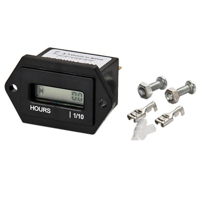 Digital LCD Hour Meter For Any Engine Marine Marine ATV Motorcycle Snowmobile Jet Ski Dirt Bike Scooter MotorbikePit Bike Tracto
