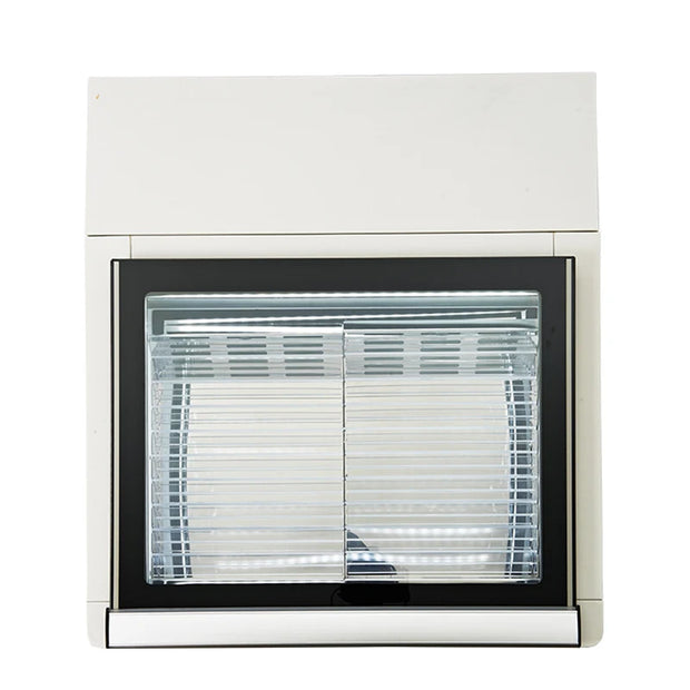 3-tray Ice Cream Display Cabinet Desktop Direct Cooling Ice Display Freezer Small Ice Cream Cabinet