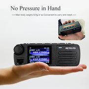 Retevis RT73 Car Radio Mobile Ham Radio VHF UHF Autoradio DMR Digital Mobile Radio Station GPS Transceiver Base for Camping