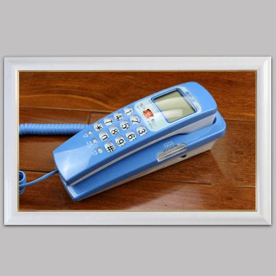 Corded Phone Landline Telephone with FSK / DTMF Caller ID, Ringtone Adjustment, Support Callback for Home Office