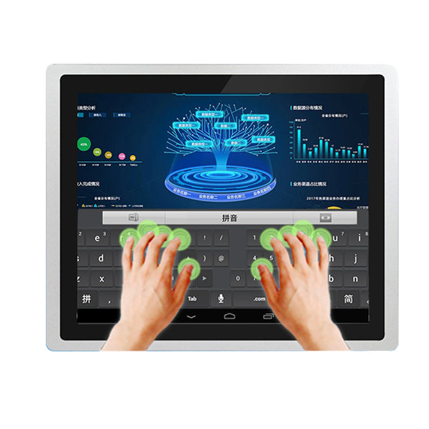 13.3 15.6 18.5 Inch industrial panel pc tablet computer all-in-one pc with capacitive touch screen wifi for win10 pro 1366x768