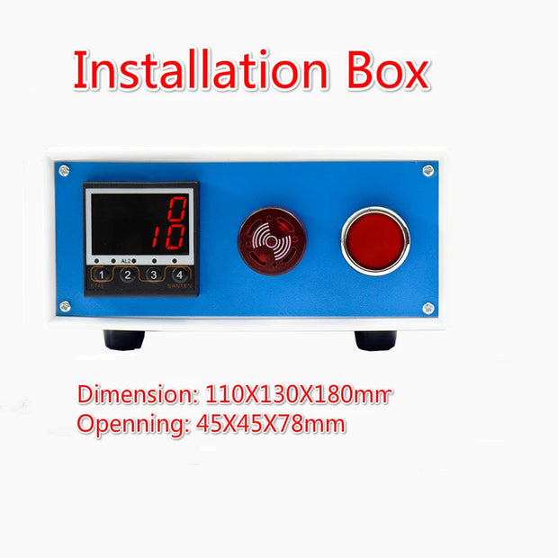 4 Digit Intelligent Industrial Counter Electronic Digital Display Running Water Conveyor Belt Counting Infrared Automatic Sensor