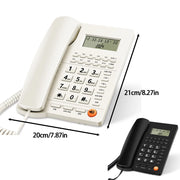 New Landline Telephone Desktop Telephone Fixed Telephone Caller Telephone Front Desk Home Office with Call Display Telephon