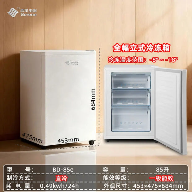 HXL Vertical Freezer Air-cooled Frost-free Single Door Freezer Refrigerated Refrigerator