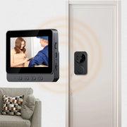 Digital Door Viewer 2.4G WiFi Automatic Sensing Home Digital Viewer IR Night Vision Smart Video Doorbell Camera Two-Way Intercom
