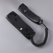 Wall Phone, Wired Phone, Landline Phone, Home Phone, Small Extension, Small Hang-Up Extension, Hotel Home Office Black