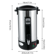 8/10.8/12L 1100W Wax Melter,stainless Steel Wax Warmer Machine,wax Melter For Candle Making W/ Heating Spout