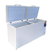 Freezer Large Capacity Top Open Fridge Chest Horizontal Deep with Silding Glass Door
