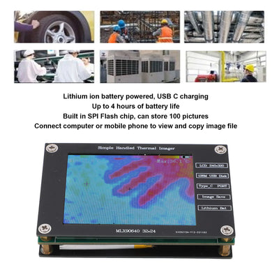 Digital Infrared Thermal Imager Digital Handheld Portable Multifunctional 2.8in LCD Screen