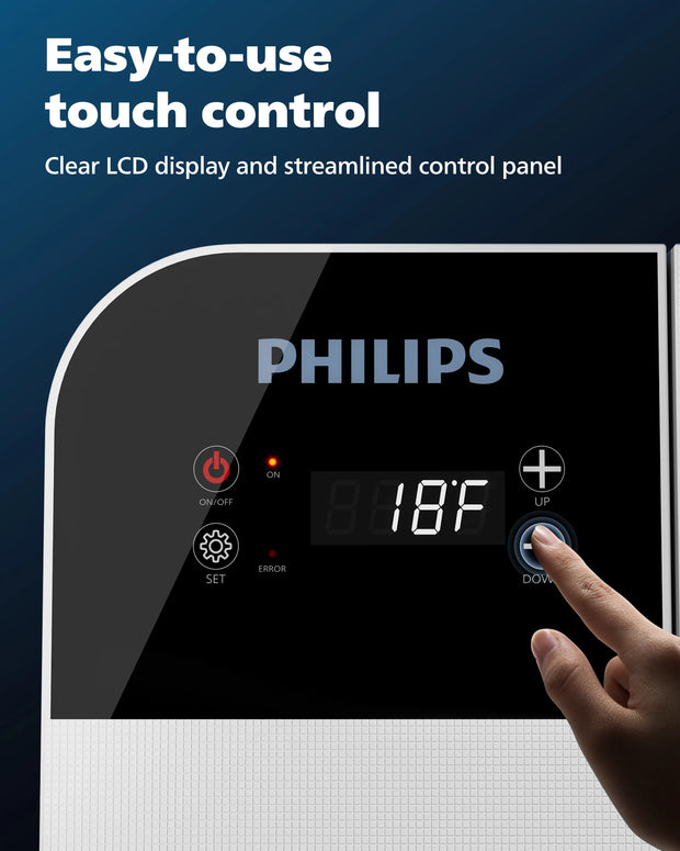 PHILIPS TB5101G 12 Volt Fridge, 25 Litre Car Fridge, 12/24 V DC Car Electric Fridge, Compressor Cool Box for Car, Truck
