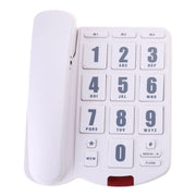1pc Big Button Landline Phone Desktop Telephone Loud Ringtone Fixed Home Phone for Elderly and Visually Impaired PK3000