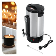 8/10.8/12L 1100W Wax Melter,stainless Steel Wax Warmer Machine,wax Melter For Candle Making W/ Heating Spout