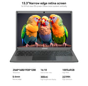 Adreamer LeoBook13 Laptop 8GB RAM 1TB SSD Notebook 13.3-inch 2560X1600 Resolution Computer Intel Celeron N4020 Ship From US
