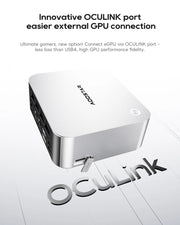 AOOSTAR MACO Mini PC AMD Ryzen 7 H255 Mini PC Windows 11 WiFi 6 USB4 Gaming PC DDR5 5600MHz Support 4 Display 4K/8K Computer