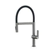 VGX Kitchen Faucet Sink Faucets Rubber Pull Down Stream Sprayer Taps Rotatable Kitchen Mixer Water Tap Hot Cold Crane Brass Grey