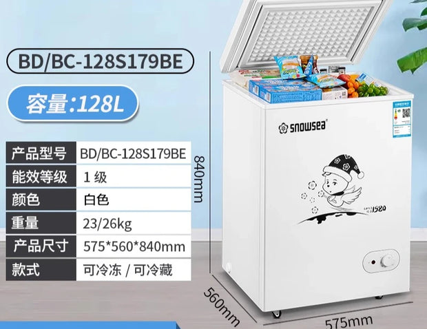 freezer frozen meat freezer small household double temperature commercial large capacity frost reduction energy saving