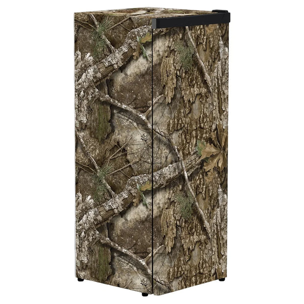 7 cu ft Manual Defrost Upright Freezer Camouflage Design Adjustable Shelves Quiet Operation Energy Efficient Storage Flexible