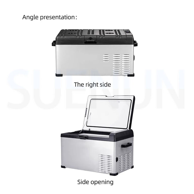 Car Refrigerator 12V/24V Truck Use Household Freezer Refrigerator Outdoor Camping Small Refrigerator Compressor Refrigeration
