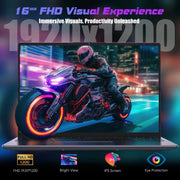 ACEKAMAS 16" Gaming Laptop intel Core i7-6700HQ GTX 1060 IPS 1920*1200 Notebook PC 16GB RAM 1TB SSD Windows 11 Laptop Computer
