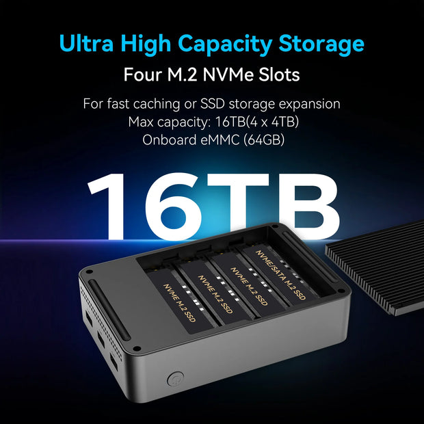 MOREFINE M10S Mini pc N150 (up to 3.6GHz)12GB DDR5 RAM 16TB M.2 SSD Dual 2.5G LAN Business Mini Desktop Computer 4K WiFi6 BT5.2