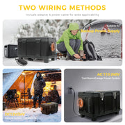 ToolBox 8KW 12V&24V 110-240V Diesel Air Heater With Bluetooth APP&Thermostatic Parking Night heater for Car RV Camper Tent