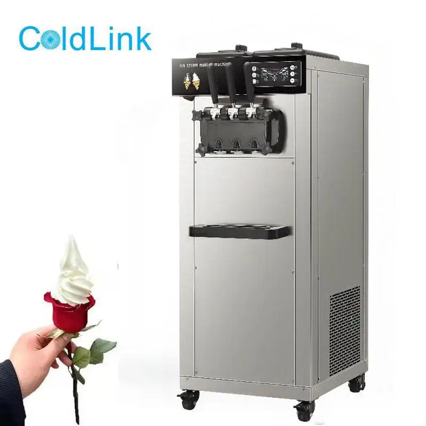 ColdLink CL-V Electric 220/110V High Quality Three Flavors Making Soft Serve Makers Ice Creams Machines Restaurant Dessert Shop