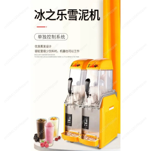 Slush machine Commercial single cylinder double cylinder snow melting machine Snow granulatorCold drink machine Beverage