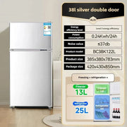 Household Frost free refrigerator Dormitory Rental room mini Fridge Freezer Double Door Two-chamber Refrigerator Home Appliance