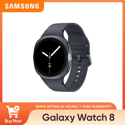 Samsung Galaxy Watch 8 Smartwatch - Fitness Tracker, Sleep Coach, Running Coach, Energy Score, Heart Rate Monitor, Cus