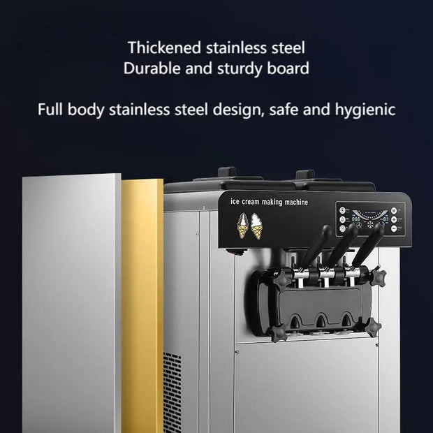 ColdLink CL-V Electric 220/110V High Quality Three Flavors Making Soft Serve Makers Ice Creams Machines Restaurant Dessert Shop