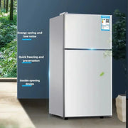 Household Small Refrigerator with Deep Freezers Rental Room Double Door Fridge Freezer First Level Energy Saving Refrigerator Z