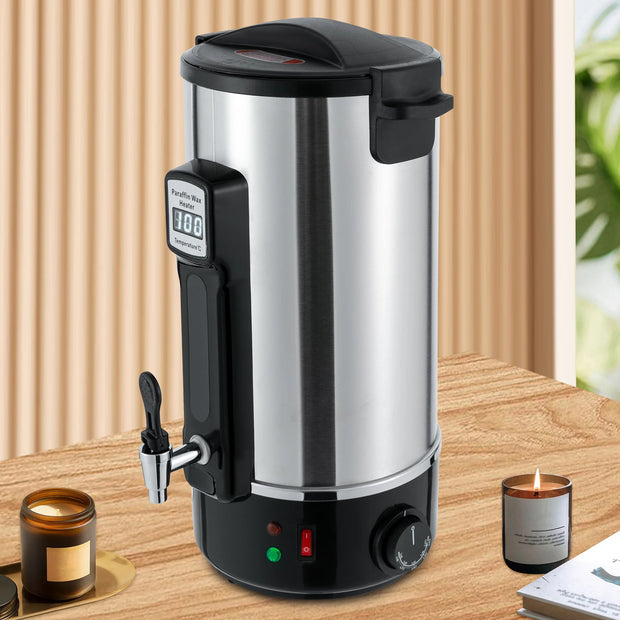 8/10.8/12L 1100W Wax Melter,stainless Steel Wax Warmer Machine,wax Melter For Candle Making W/ Heating Spout