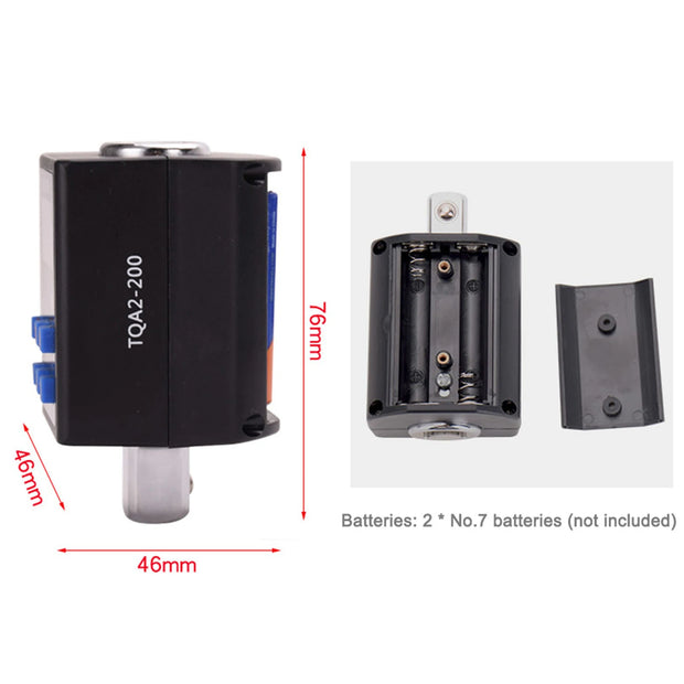 Digital  Meter Digital Backlight Display Two-ways Measurement Two Working Modes AdjustableFour Units Switchable with Sound Light