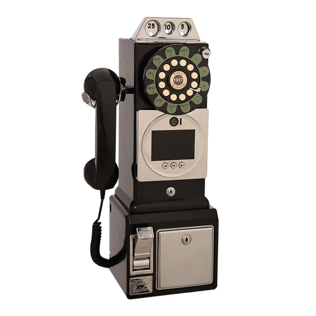 wedding party 32G  audio video guest book phone  Retro style retro phone booth  message recording video audio guest book phon