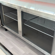 Hotel Kitchen Freezer Restaurant Fridge & Freezer Custom-Size Stainless Steel Workbench Tabletop Fridge Under-Counter Chiller