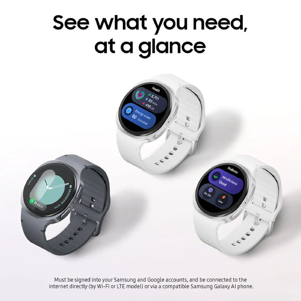 Samsung Galaxy Watch 8 Smartwatch - Fitness Tracker, Sleep Coach, Running Coach, Energy Score, Heart Rate Monitor, Cus