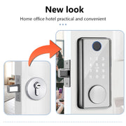 Anti-theft Smart Home Security Door Lock Tuya APP Bluetooth-compatible Smart Door Lock with Key Easy Installation