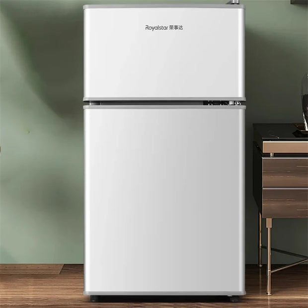 68L Double Door Refrigerators for Home Energy-Saving Fridge Freezer Dormitory Rental Room Refrigerator with Deep Freezer Z