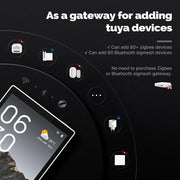 MOES Tuya Wifi Smart 5-inch Touch Screen US Center Control Panel Voice Control Alexa And ZigBee Gateway Built-in Scene Control
