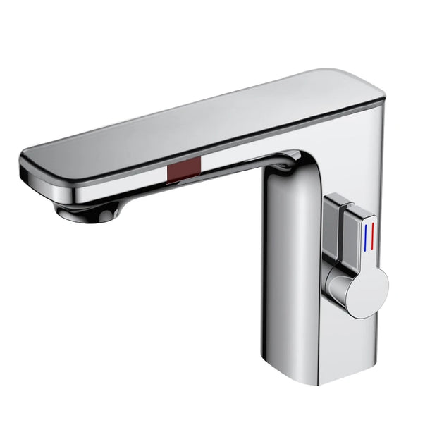 Smart Sensor LED Faucet Bathroom Basin Infrared Faucet Kitchen Sink Mixer Tap Hot and Cold Vanity Touchless Tap Digital Display
