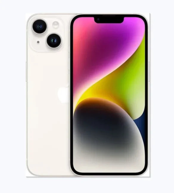 100% Original iPhone 14 Dual eSIM Cellphone 128GB 256GB ROM 6.1" Super Retina OLED Face ID A15 Original 5G Phone US Version